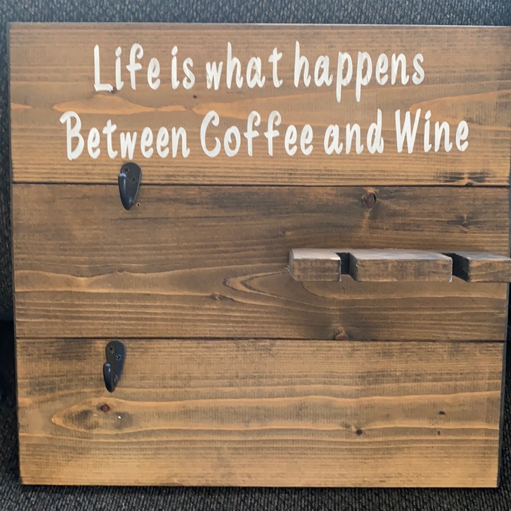 It’s all about balance 😊 wooden sign